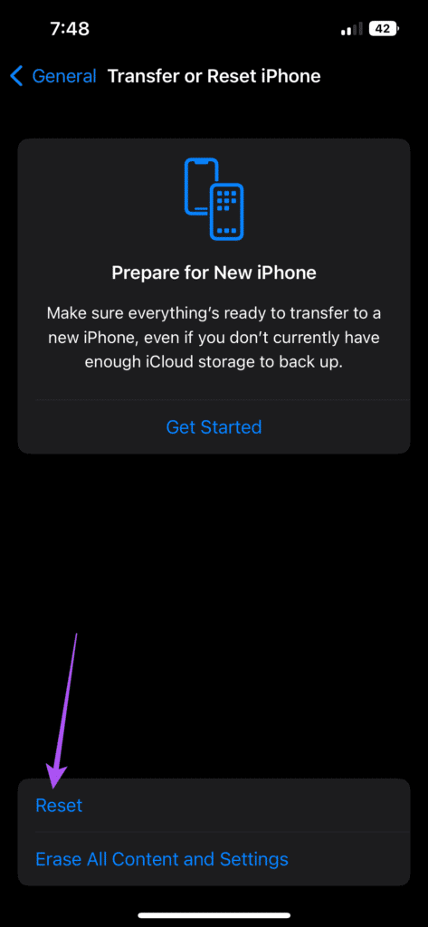 reset-settings-iphone-473x1024-1 أفضل 5 طرق لإصلاح عدم تسجيل الصوت في تطبيق Voice Memos على iPhone
