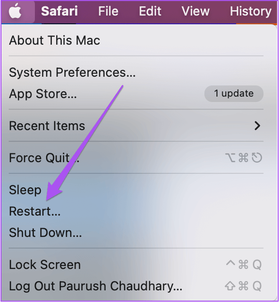 restart-mac-apple-logo-1-1 أفضل 8 إصلاحات لعدم عمل تسجيل في Voice Memos على Mac