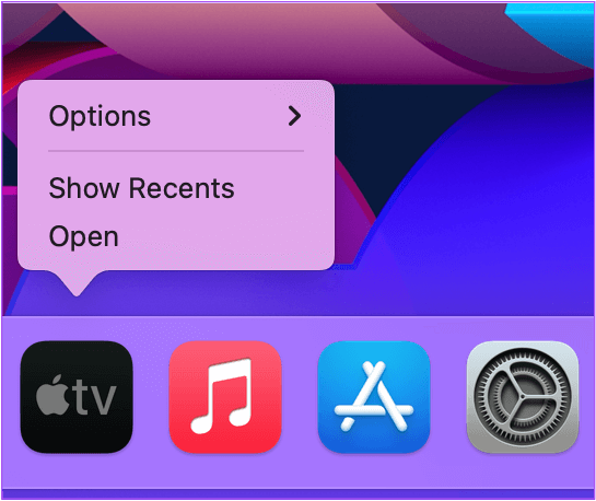 right-click-app-on-dock-mac كيفية استخدام Spaces على نظام Mac