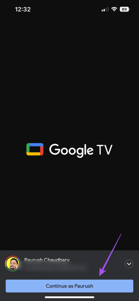 sign-in-to-google-tv-app-iphone-473x1024-1 كيفية استخدام iPhone كجهاز تحكم لـ Google TV
