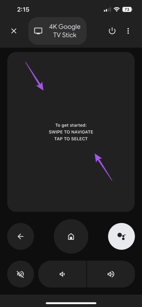 tap-to-enable-navigation-in-google-tv-remote-app-iphone-473x1024-1 كيفية استخدام iPhone كجهاز تحكم لـ Google TV