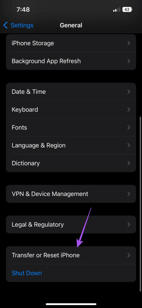 transfer-or-reset-iphone-4-473x1024-1 أفضل 5 طرق لإصلاح عدم تسجيل الصوت في تطبيق Voice Memos على iPhone