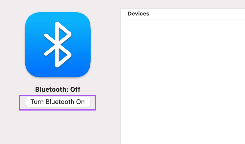 turn-bluetooth-on-settings-mac أفضل 5 إصلاحات لعدم عمل AirPlay على Mac