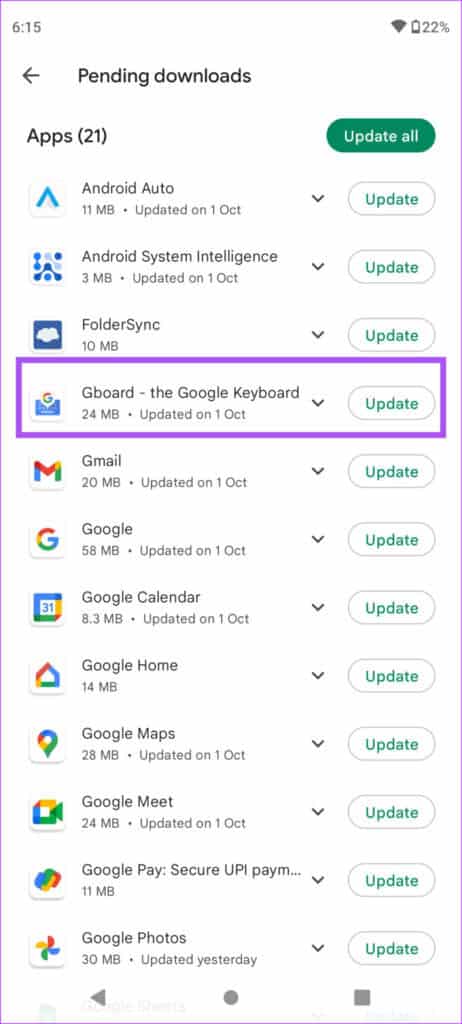 update-gboard-play-store-android-462x1024-1-462x1024 أفضل 6 إصلاحات لعدم عمل لوحة مفاتيح Android في تطبيق YouTube