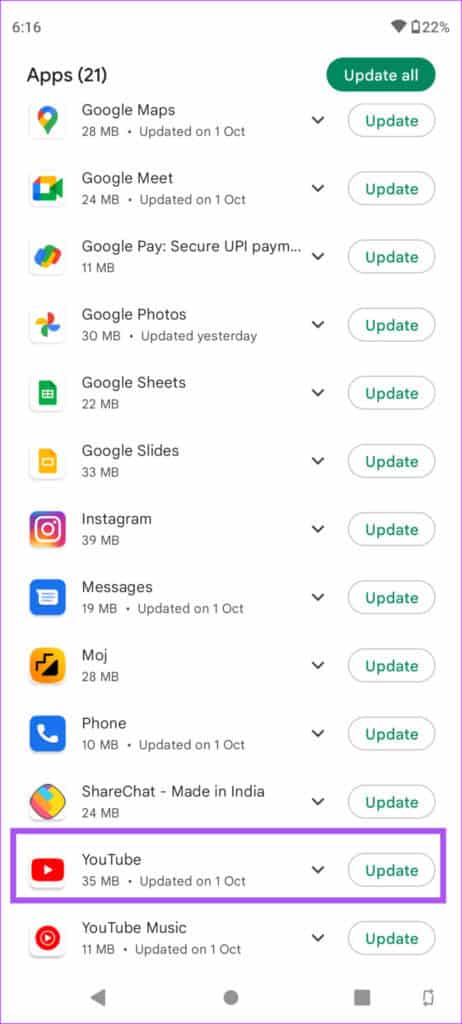 update-youtube-android-462x1024-1-462x1024 أفضل 6 إصلاحات لعدم عمل لوحة مفاتيح Android في تطبيق YouTube