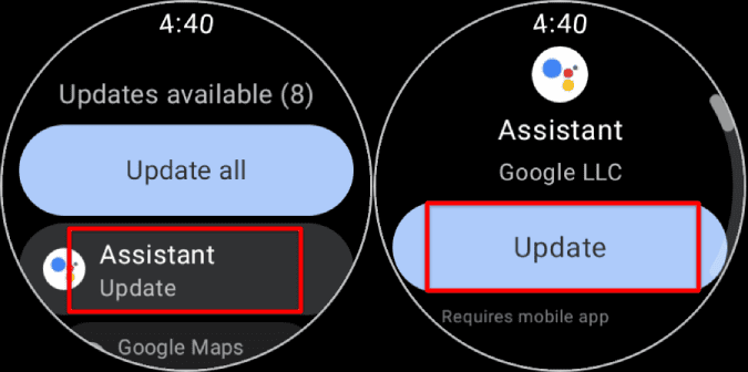 updating-google-assistant-on-Galaxy-Watch كيفية إعداد Google Assistant على Samsung Galaxy Watch
