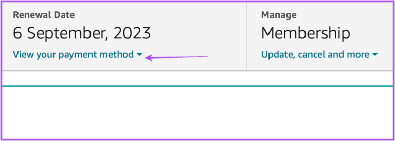 view-payment-method-prime-video-amazon-768x276-1 أفضل 8 إصلاحات لعدم عمل تطبيق Amazon Prime Video على Windows 11