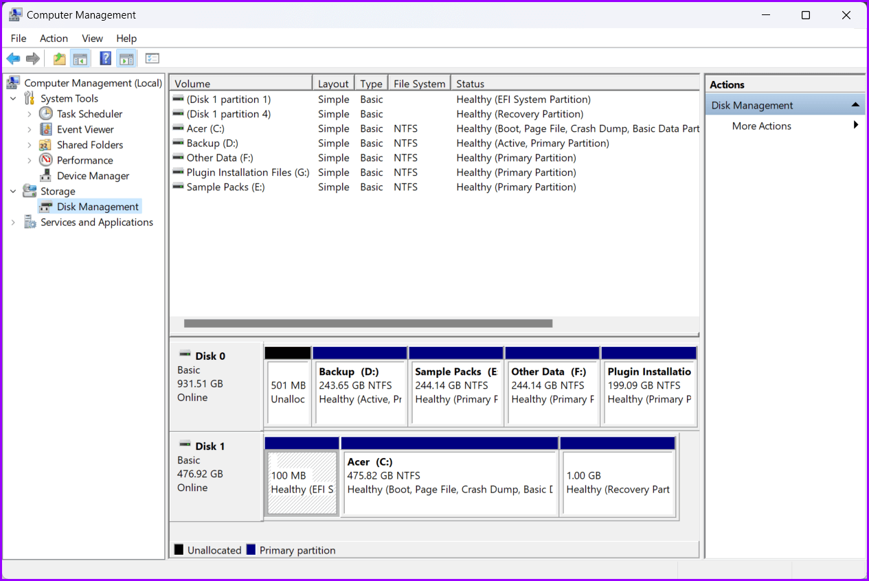 Access-Disk-Management-1 أفضل 6 طرق لفتح إدارة الأقراص على نظامي التشغيل Windows 10 و Windows 11