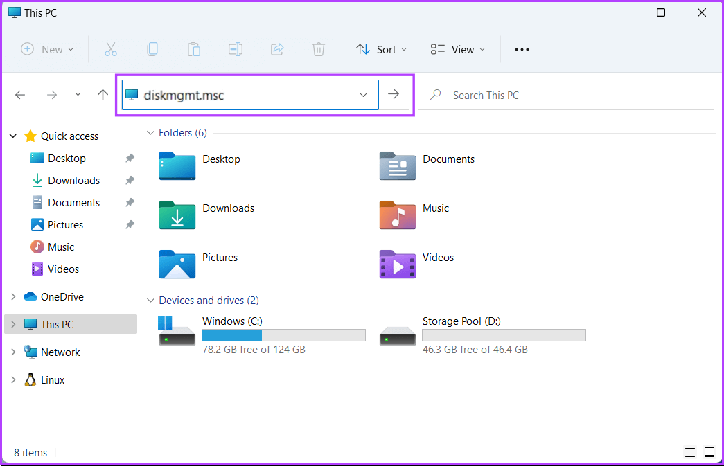 Access-Diskmgmt-Using-File-Explorer-1 أفضل 6 طرق لفتح إدارة الأقراص على نظامي التشغيل Windows 10 و Windows 11