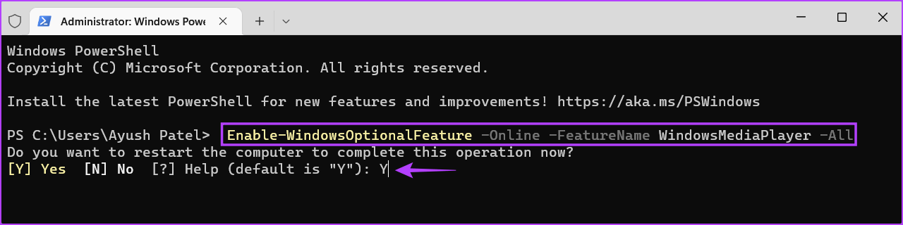 Add-Optional-Features-PowerShell أفضل 4 طرق لإضافة أو إزالة الميزات الاختيارية على Windows 11
