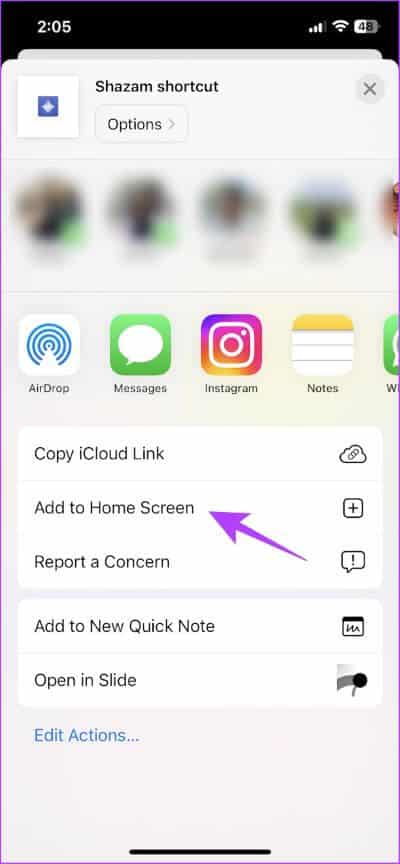Add-to-Homescreen-1 كيفية إضافة اختصار Shazam على iPhone