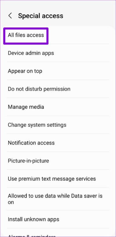 All-Files-Access-for-Apps-500x1024-1-400x819 أفضل 6 طرق لإصلاح تعذر التقاط لقطات الشاشة على Android