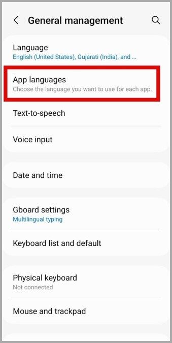 App-Languages-on-Samsung-Galaxy-Phone كيفية تغيير النظام ولغة التطبيقات الفردية على هواتف Samsung Galaxy