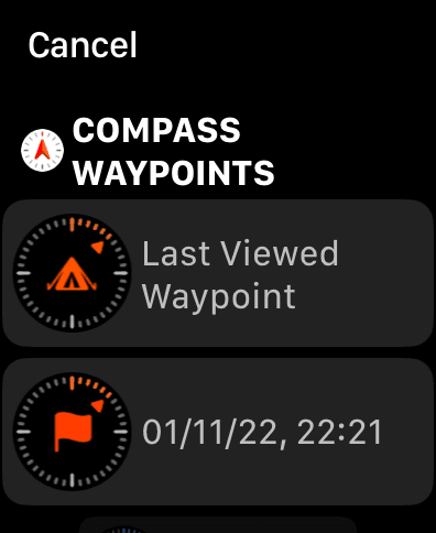 Apple-Watch-Backtrack-17 watchOS 9: كيفية استخدام Compass Backtrack و Waypoints على Apple Watch