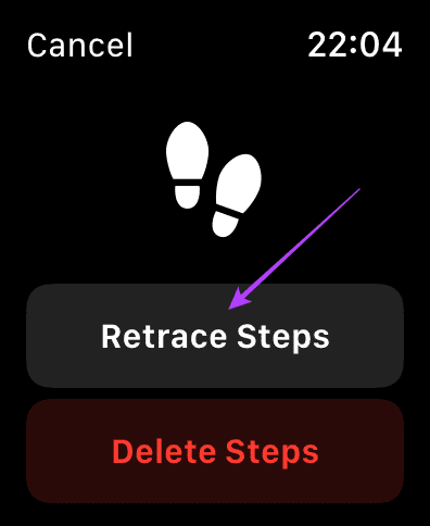 Apple-Watch-Backtrack-5 watchOS 9: كيفية استخدام Compass Backtrack و Waypoints على Apple Watch