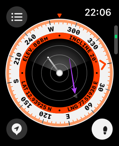 Apple-Watch-Backtrack-6 watchOS 9: كيفية استخدام Compass Backtrack و Waypoints على Apple Watch