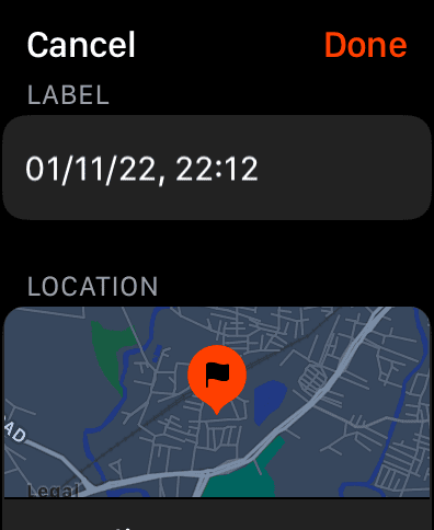 Apple-Watch-Backtrack-7 watchOS 9: كيفية استخدام Compass Backtrack و Waypoints على Apple Watch