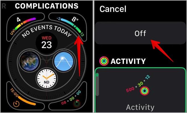 Apple-Watch-Face-Complications-Remove كيفية إضافة أو تحرير أو إزالة الإضافات من Apple Watch Face