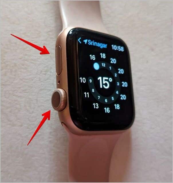 Apple-Watch-Side-Buttons-604x637 8 طرق لإصلاح عدم عمل لقطة شاشة Apple Watch