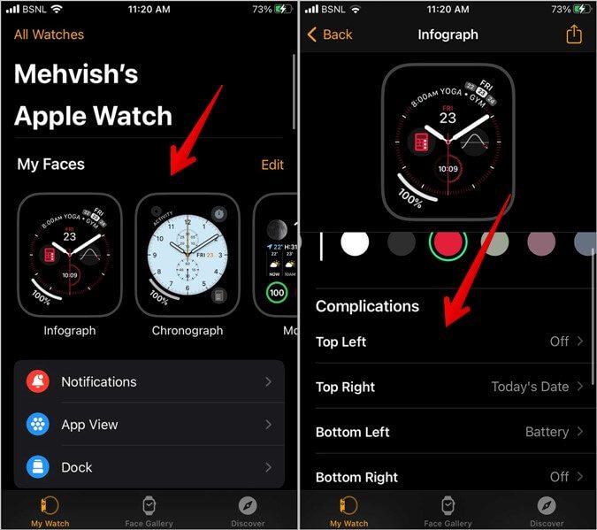 كيفية إضافة أو تحرير أو إزالة الإضافات من Apple Watch Face - %categories