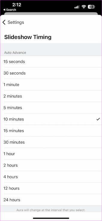 Aura-Carver-settings2 كيفية إعداد إطار الصورة الرقمي Aura Carver