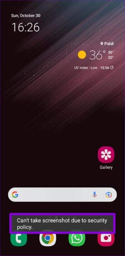 Cant-Take-Screenshot-Due-to-Security-Policy-on-Android-500x1024-1-400x819 أفضل 6 طرق لإصلاح تعذر التقاط لقطات الشاشة على Android