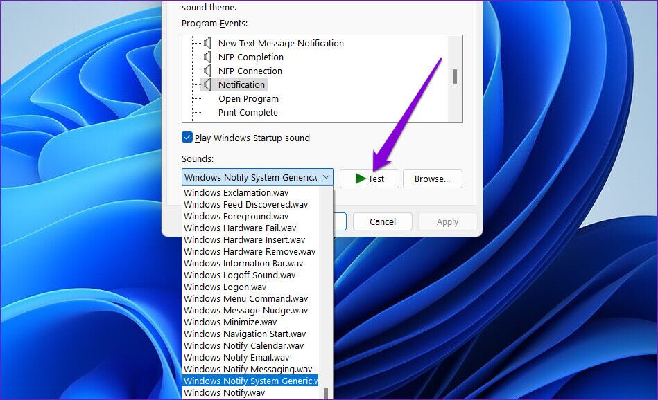 Change-Notification-Sounds-in-Windows-11-949x578 كيفية تغيير أو تعطيل أصوات الإشعارات في Windows 11