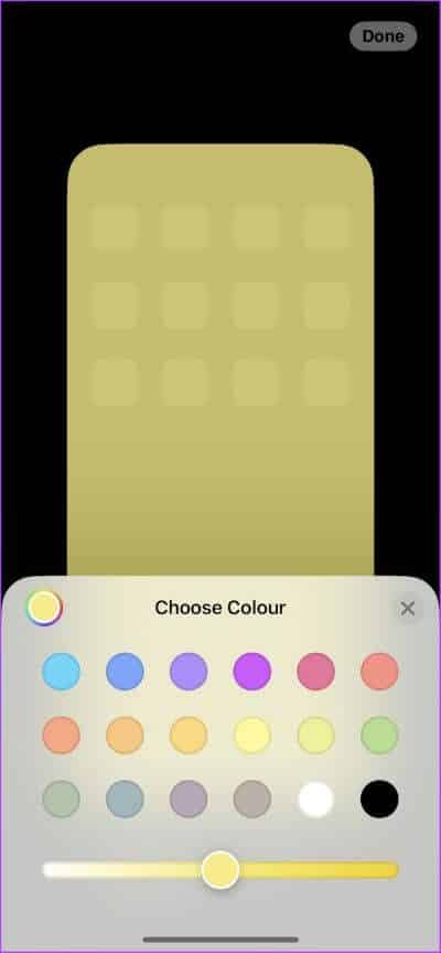Choose-Colour iOS 16: كيفية كيفية التعيين بشكل مختلف خلفية شاشة قفل و الشاشة الرئيسية على iPhone
