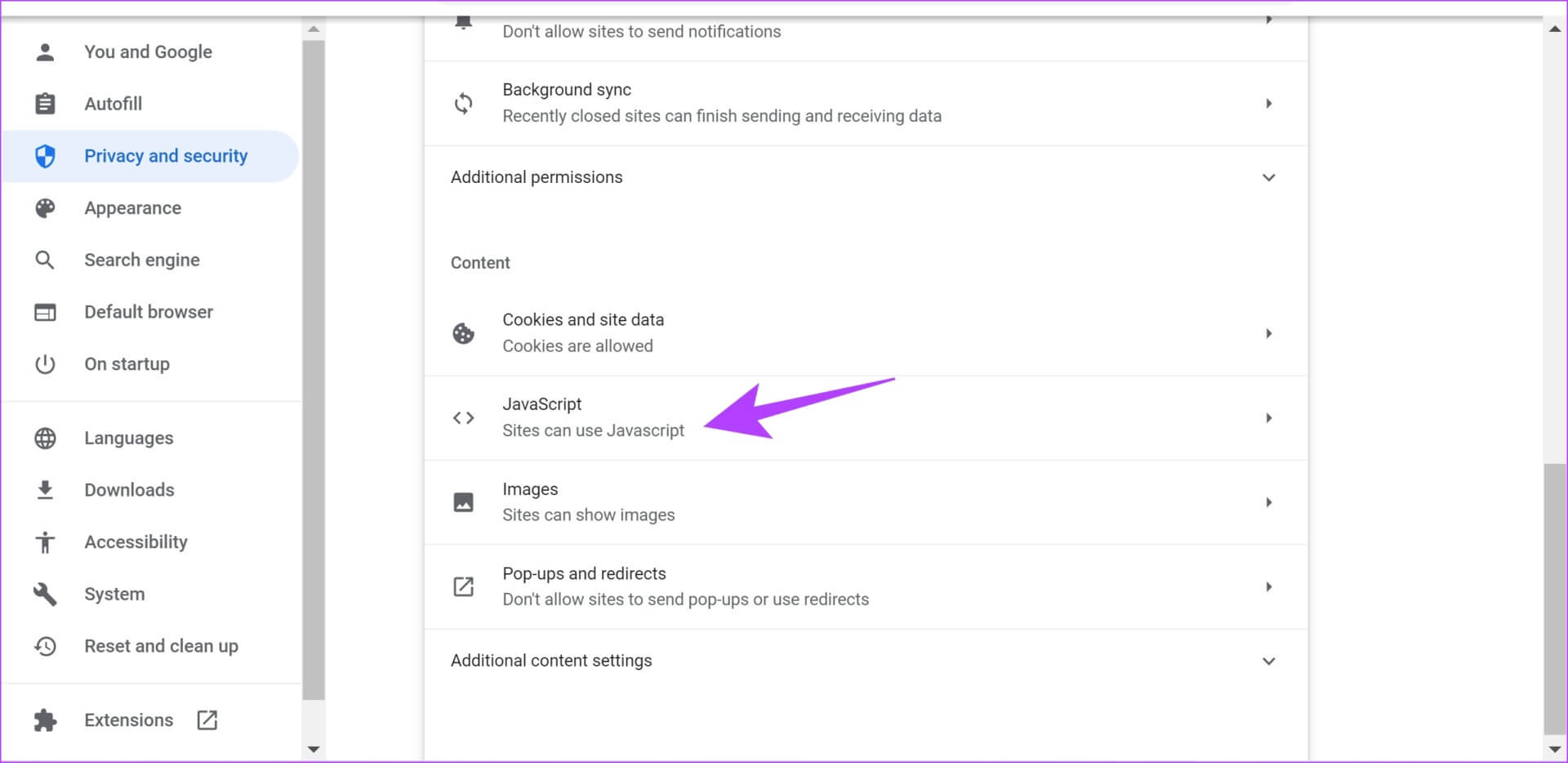Chrome-JavaScript-1920x934 كيفية إصلاح عدم عمل reCAPTCHA في Chrome و Firefox والمتصفحات الأخرى