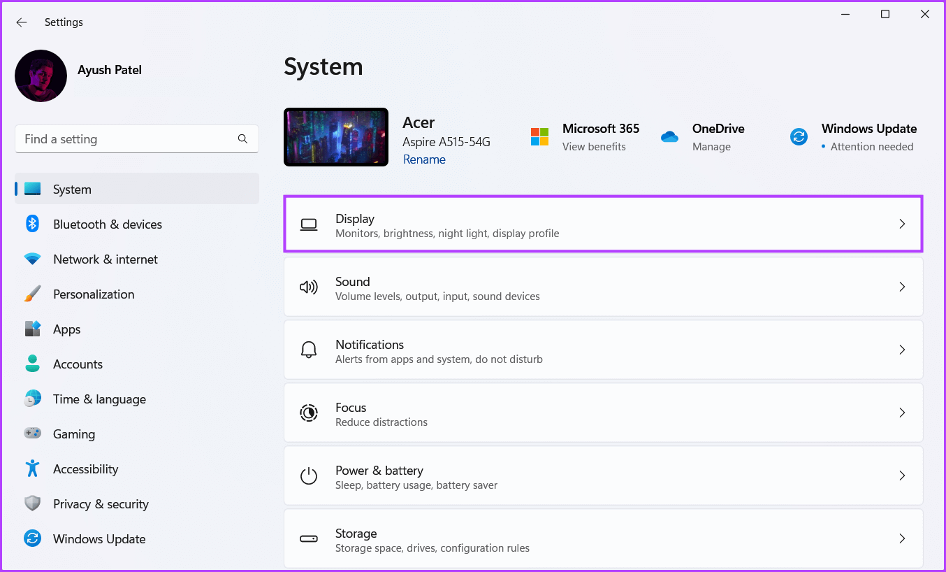 Clcik-On-Display أفضل 4 طرق للتحقق من سعة ذاكرة الوصول العشوائي للفيديو VRAM على Windows 11