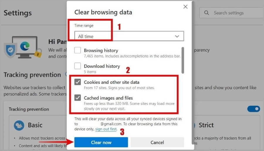 Clear-Browsing-Data-in-Microsoft-Edge-900x517 أفضل 8 طرق لإصلاح عدم عمل Snapchat على الويب