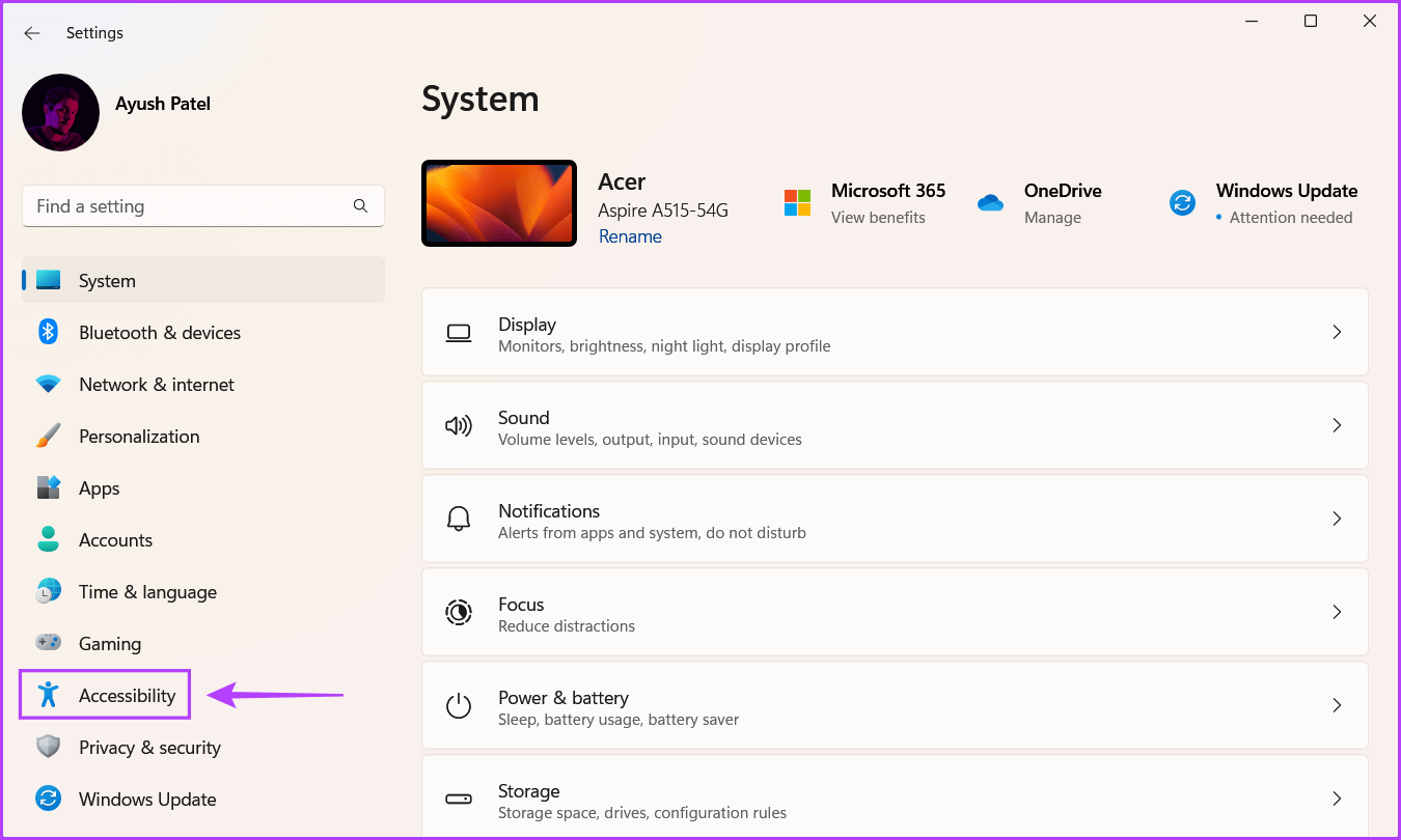 Click-on-Accessibility كيفية تمكين الوصول الصوتي واستخدامه على Windows 11