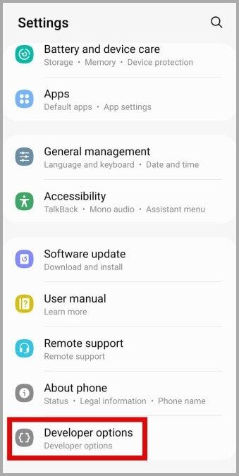 Developer-Options-on-Samsung-Phone-339x675 أفضل 7 طرق لمنع ارتفاع درجة حرارة هاتف Samsung Galaxy الخاص بك