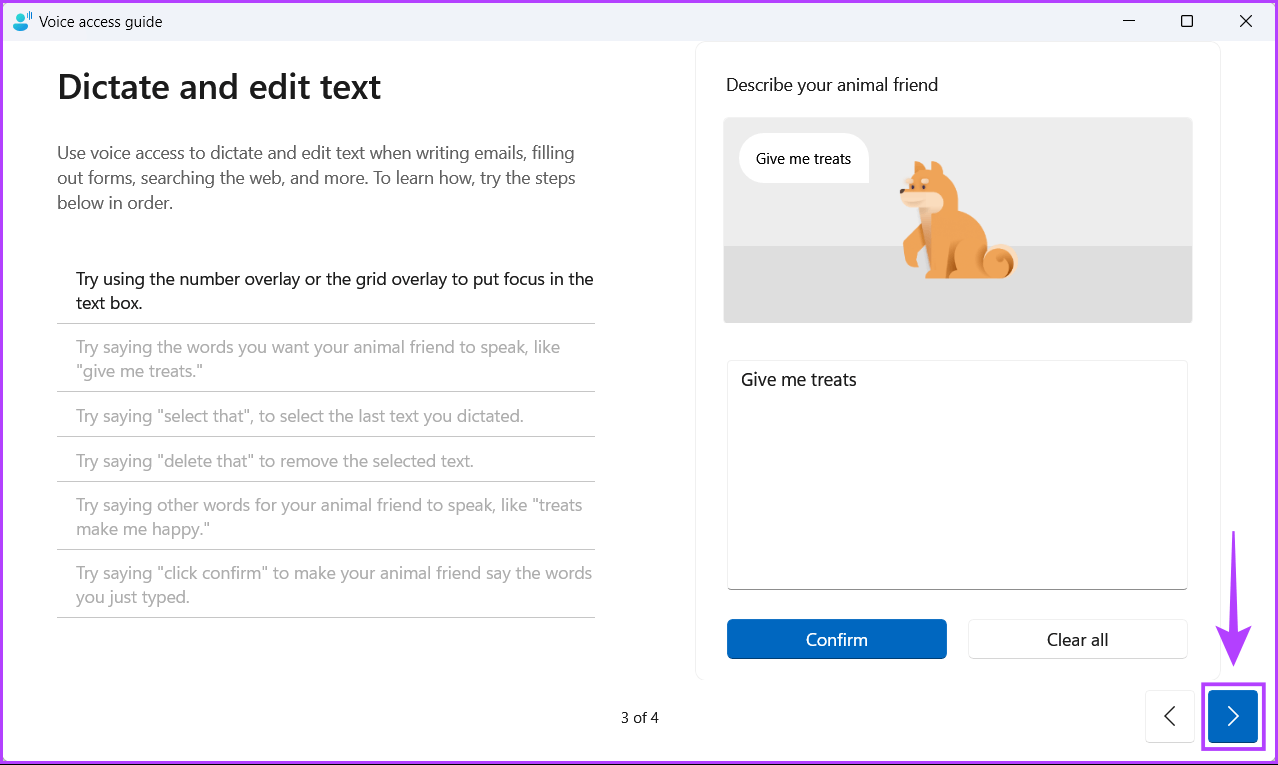 Dictate-Or-Edit-Text كيفية تمكين الوصول الصوتي واستخدامه على Windows 11