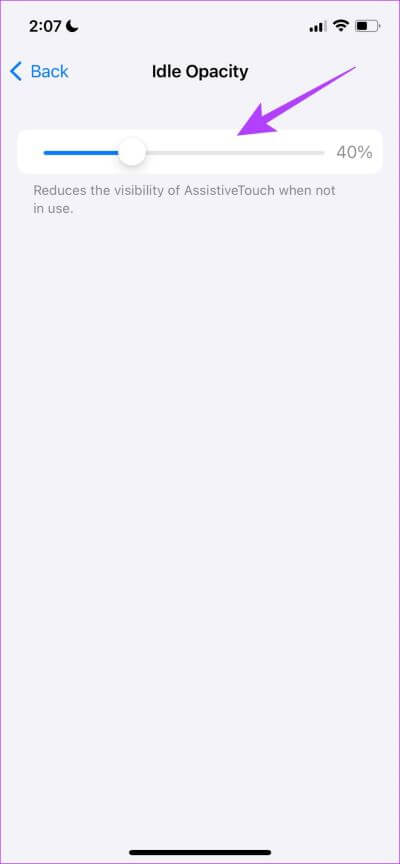 Drag-Slider 7 طرق لإصلاح لعدم عمل AssistiveTouch على iPhone