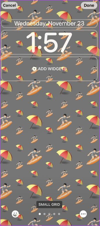 Emoji-Wallpaper-1 iOS 16: كيفية كيفية التعيين بشكل مختلف خلفية شاشة قفل و الشاشة الرئيسية على iPhone