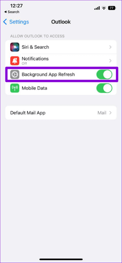 أفضل 8 طرق لإصلاح عدم مزامنة تطبيق Outlook لرسائل البريد الإلكتروني على iPhone - %categories
