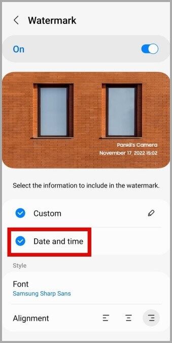 Enable-Date-and-Time-Watermark-in-Samsung-Camera-App-339x675 كيفية استخدام العلامة المائية للصور على هواتف Samsung Galaxy