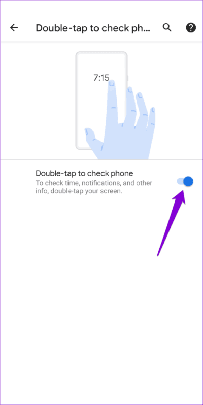Enable a Gesture on Android 513x1024 1 - أفضل 7 طرق لإصلاح عدم عمل الإيماءات على Android