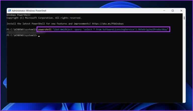 Find-Windows-10-or-Windows-11-Product-Key5-768x443-1-768x443 3 طرق سريعة للبحث عن مفتاح المنتج في نظام التشغيل Windows 10 أو Windows 11