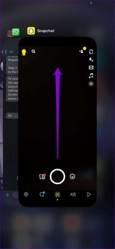 Force-Stop-Snapchat-on-iPhone-1-474x1024-1 أفضل 7 طرق لإصلاح مشكلة عدم عمل الرسائل الصوتية في Snapchat