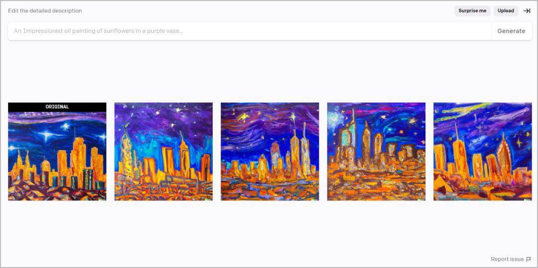 Generating-variations-on-DALL-E-2-1080x539 كيفية استخدام DALL-E 2 لإنشاء صور فريدة من نوعها من خلال الذكاء الاصطناعي