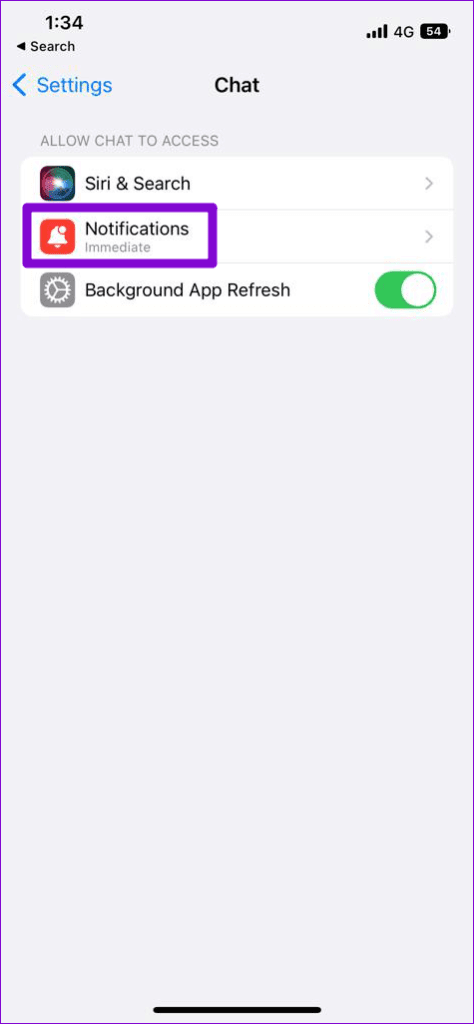 Google-Chat-Notifications-on-iPhone-474x1024-1 أفضل 8 طرق لإصلاح عدم عمل إشعارات تطبيق Google Chat على Android و iPhone