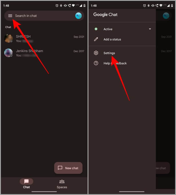 Google-Chat-Options-on-Mobile كيفية حظر شخص ما على Google Chat على الويب والجوال والإبلاغ عنه وإلغاء حظره