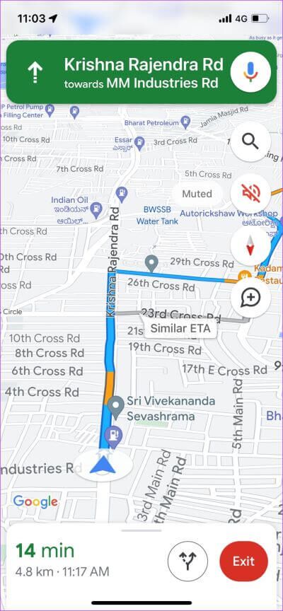 Google-Maps-User-Interface-400x864 مقارنة Google Maps مقابل Waze: ما هو أفضل تطبيق تنقل