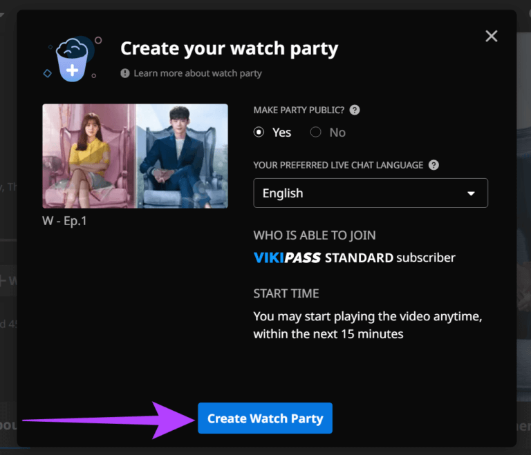 How-to-Create-and-Join-a-Watch-Party-on-Rakuten-Viki-7-768x659-1 كيفية إنشاء والانضمام إلى مشاهدة الحفلة على Viki