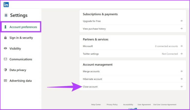 كيفية حذف حساب LinkedIn نهائيًا - %categories