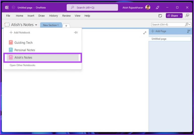 كيفية حذف دفتر ملاحظات في Microsoft OneNote - %categories