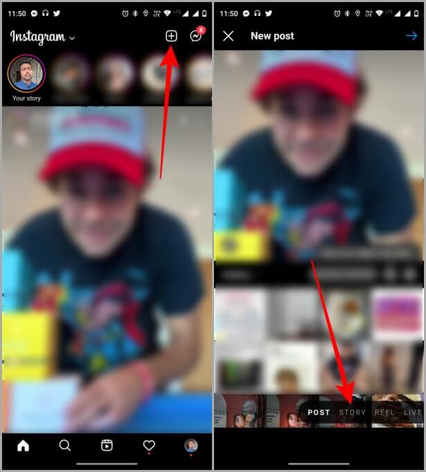 Instagram-App كيفية إضافة قصة إلى النقاط البارزة على Instagram