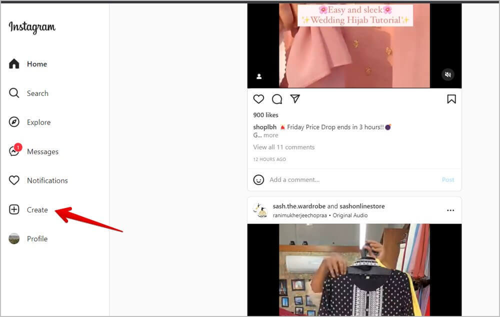 Instagram-Reel-Website-Create كيفية تحميل ريلز على Instagram من المعرض وجهاز الكمبيوتر
